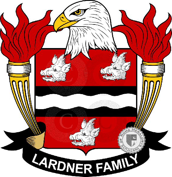 Escudo de la familia Lardner