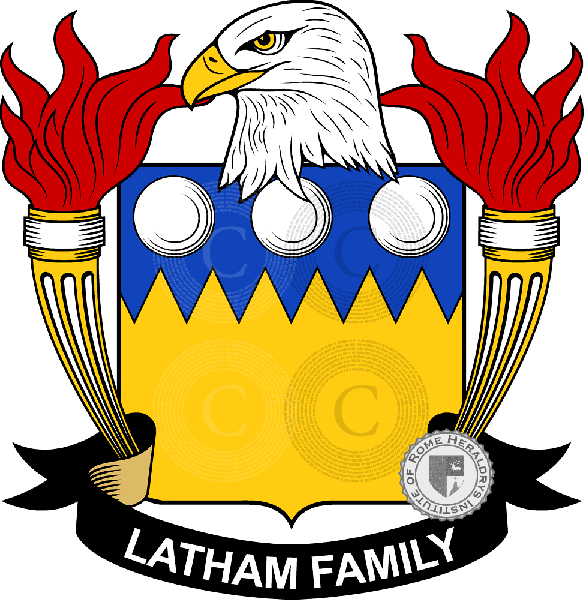 Coat of arms of family Latham