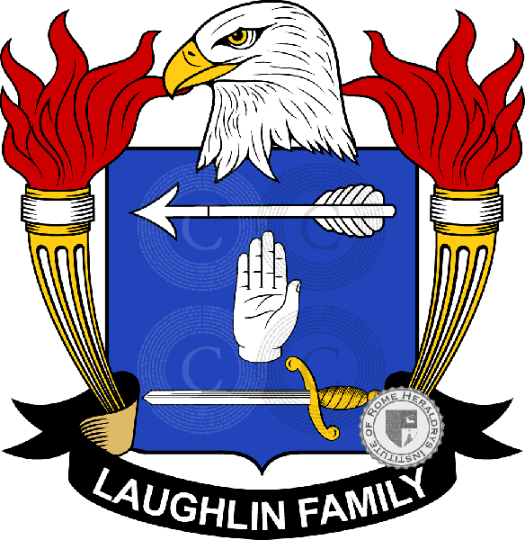 Brasão da família Laughlin