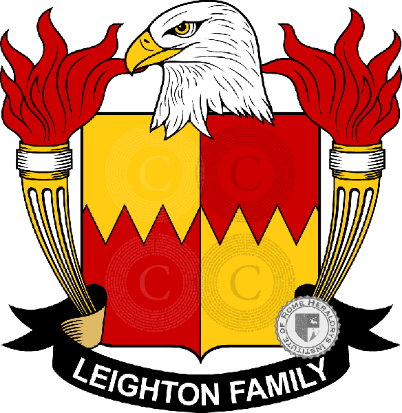 Brasão da família Leighton
