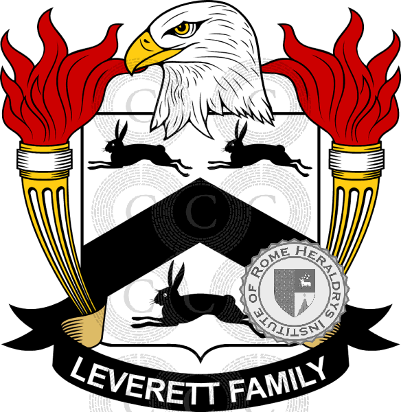 Wappen der Familie Leverett