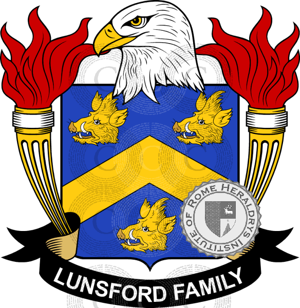 Escudo de la familia Lunsford