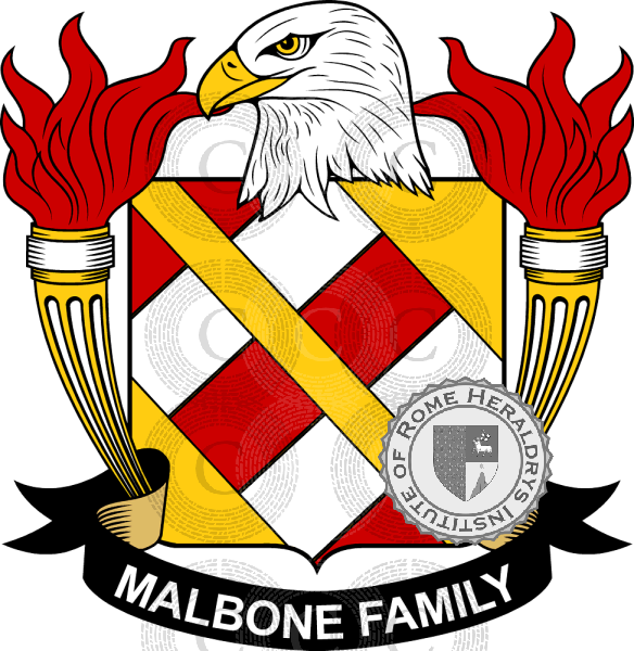 Coat of arms of family Malbone