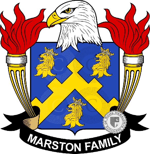 Stemma della famiglia Marston