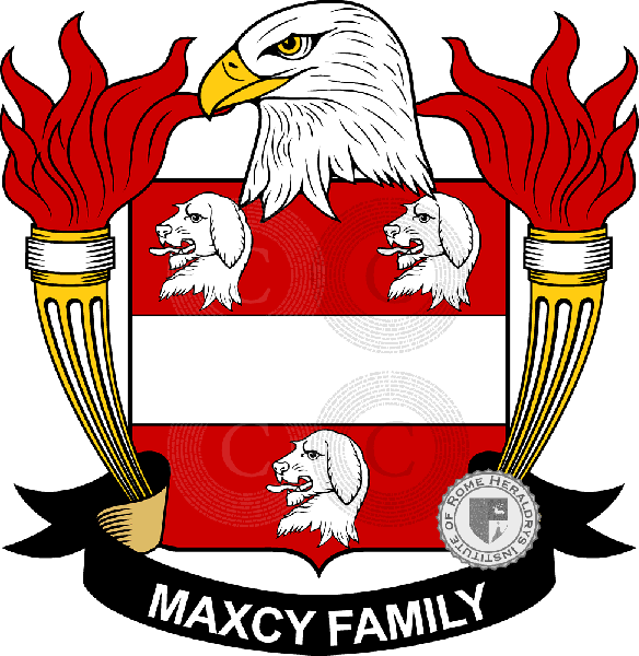 Coat of arms of family Maxcy
