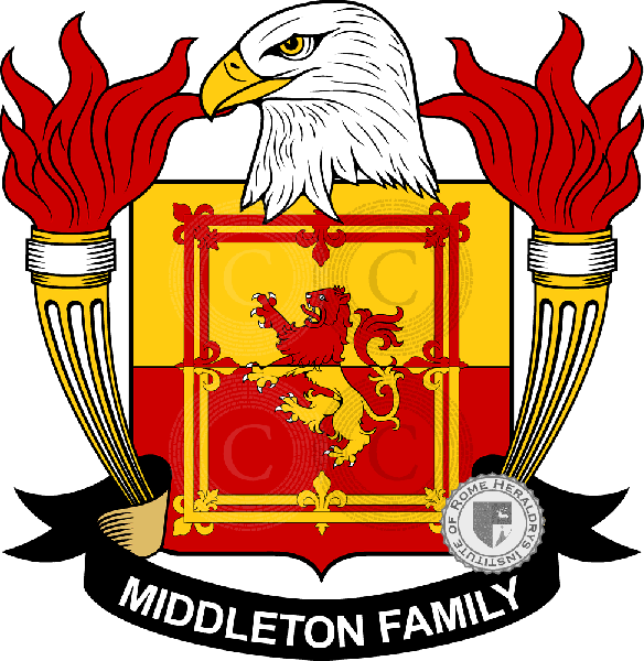 Coat of arms of family Middleton