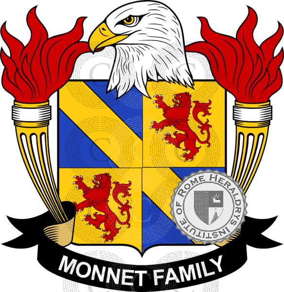 Brasão da família Monnet