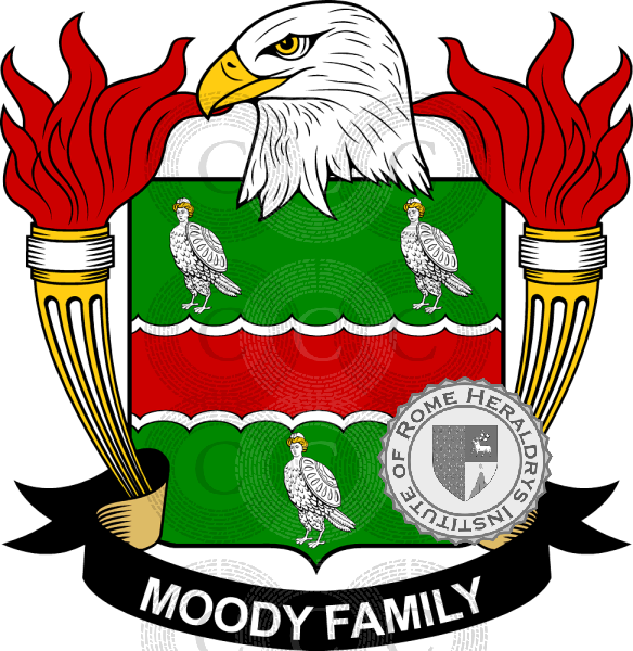 Coat of arms of family Moody