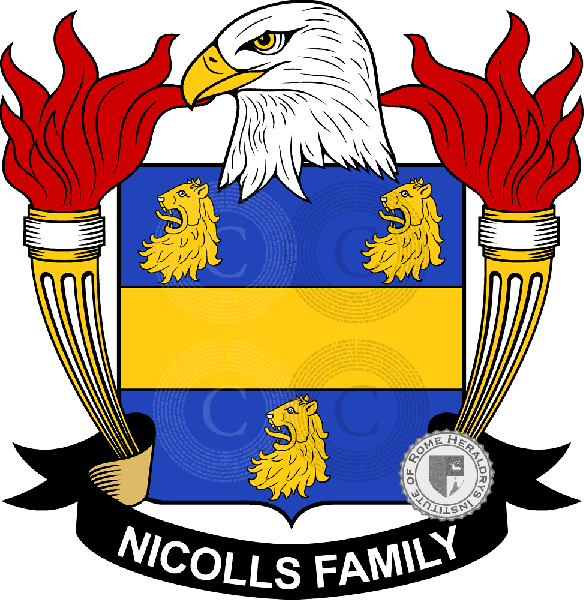 Coat of arms of family Nicolls