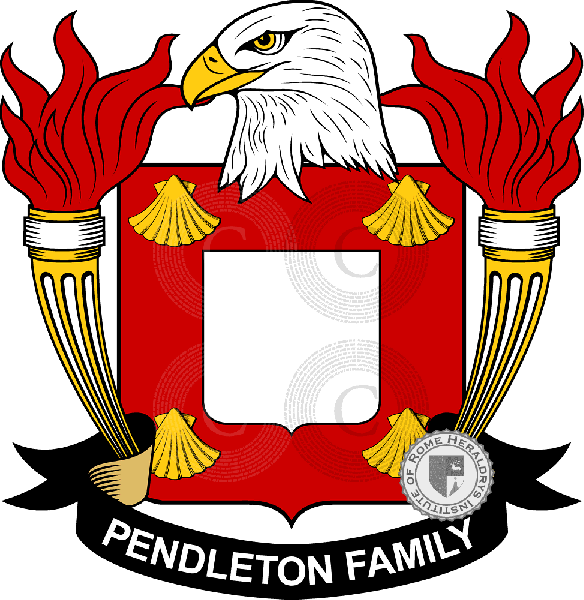 Coat of arms of family Pendleton