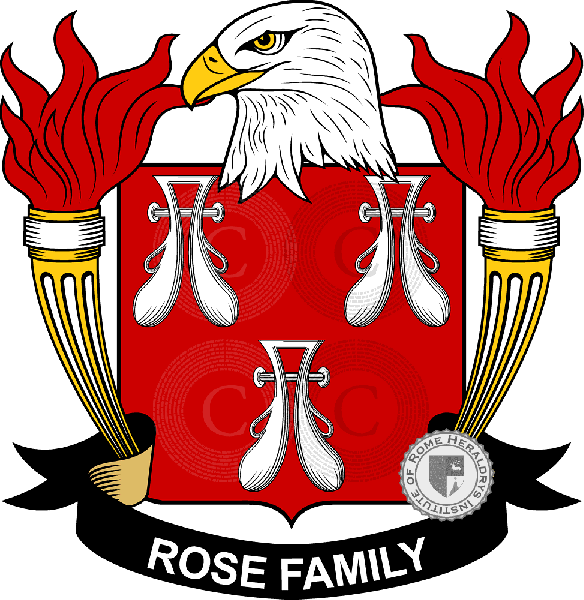 Escudo de la familia Rose