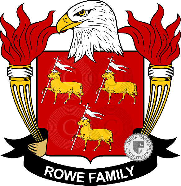 Stemma della famiglia Rowe