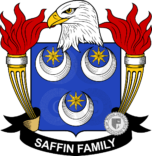 Coat of arms of family Saffin