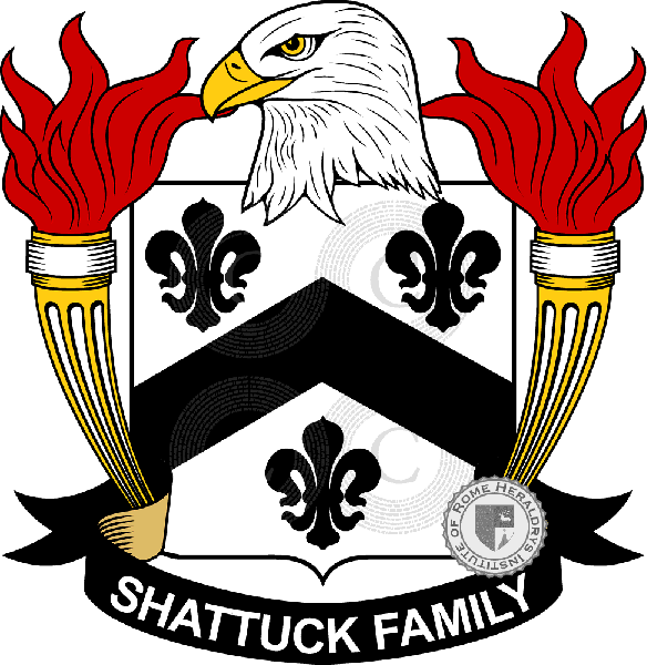 Coat of arms of family Shattuck