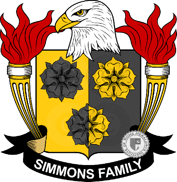 Coat of arms of family Simmons