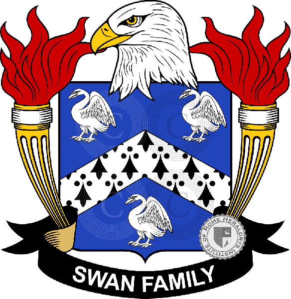 Brasão da família Swan