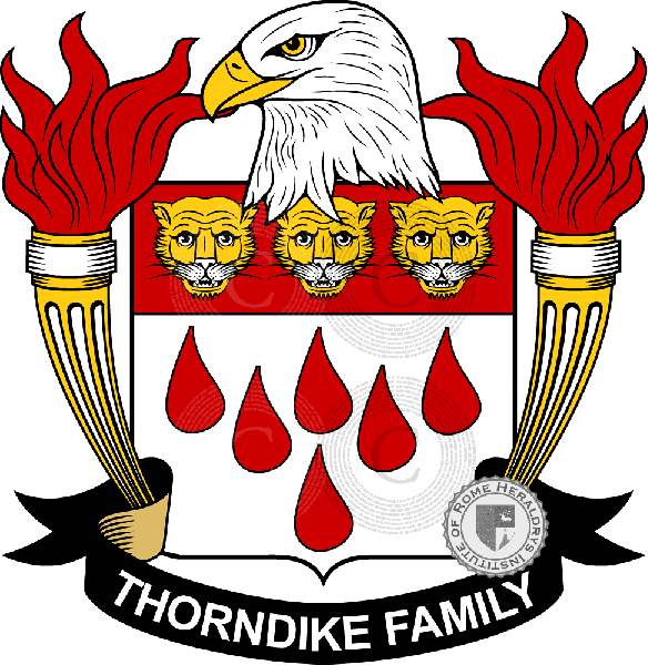 Stemma della famiglia Thorndike
