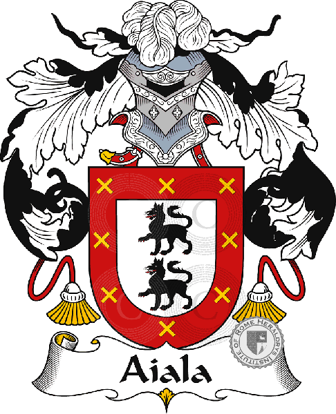 Escudo de la familia Aiala