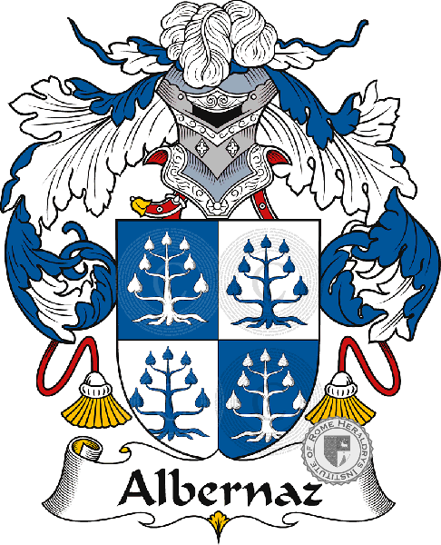 Coat of arms of family Albernaz