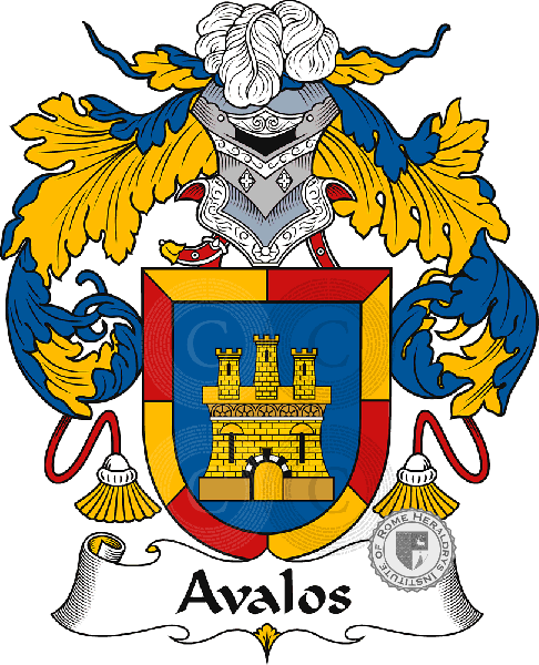 Escudo de la familia Avalos
