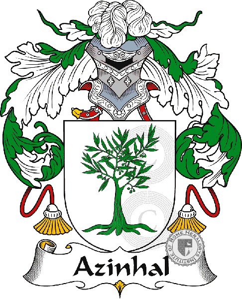Coat of arms of family Azinhal