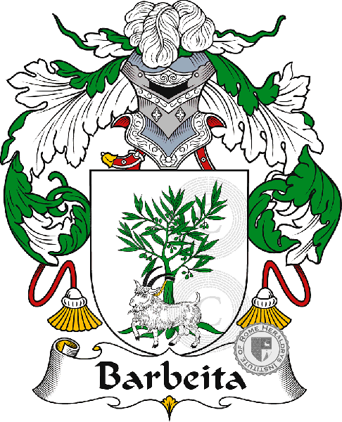 Escudo de la familia Barbeita or Barbeito