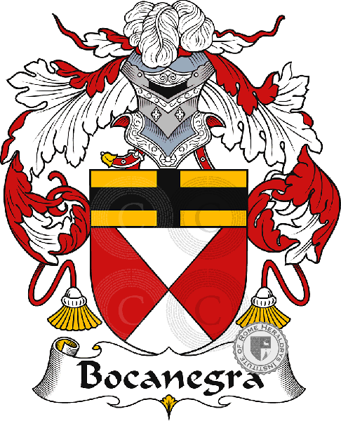 Coat of arms of family Bocanegra