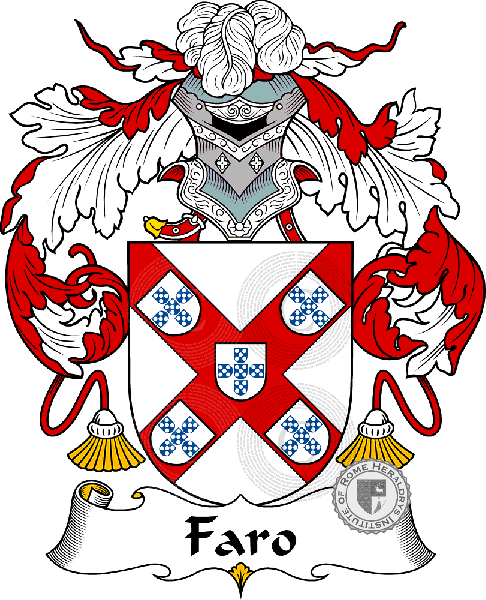 Coat of arms of family Faro
