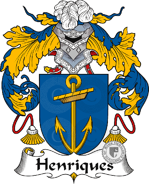 Coat of arms of family Henriques I