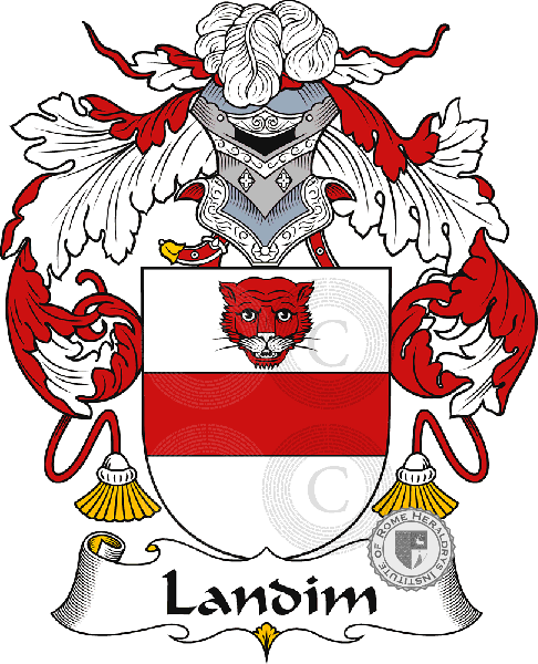 Coat of arms of family Landim