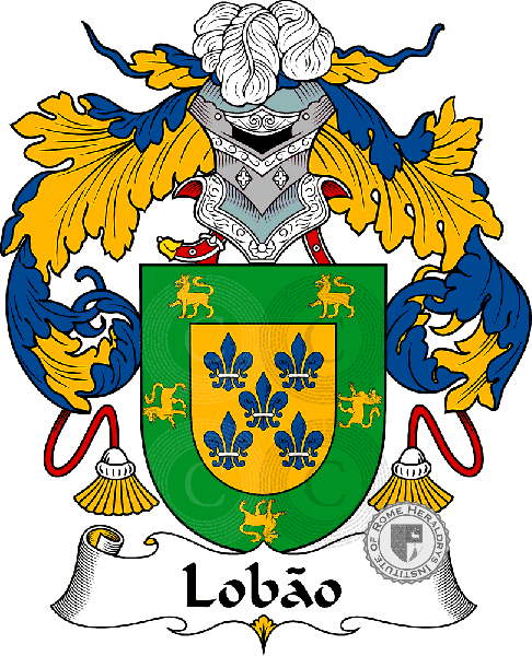 Wappen der Familie Lobão or Lobeira
