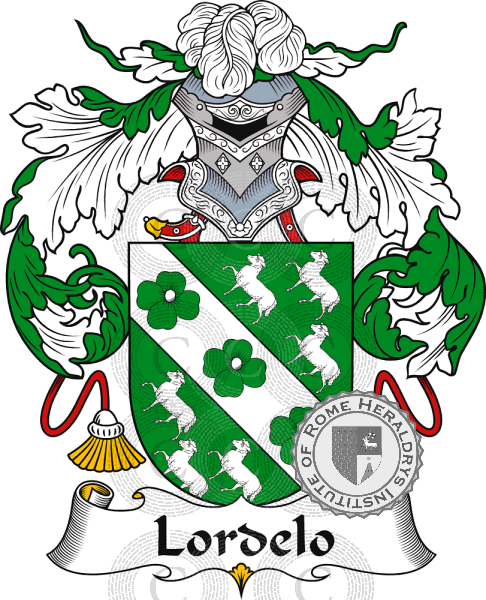 Escudo de la familia Lordelo.