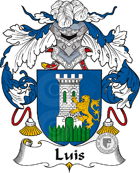 Coat of arms of family Luis