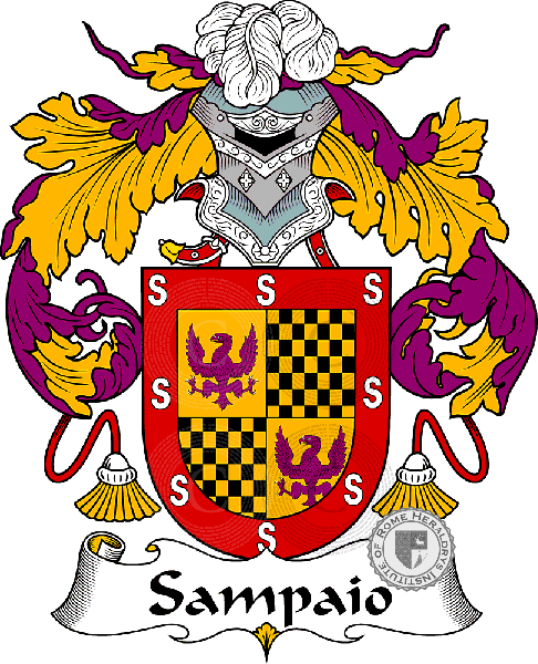 Coat of arms of family Sampaio or São Paio