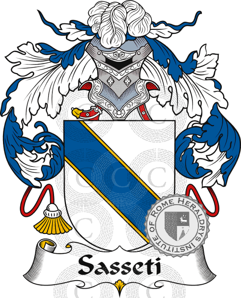 Coat of arms of family Sasseti