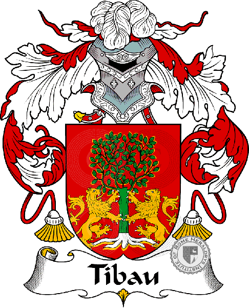 Coat of arms of family Tibau