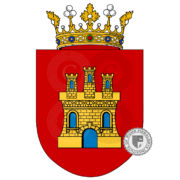 Coat of arms of family Castella