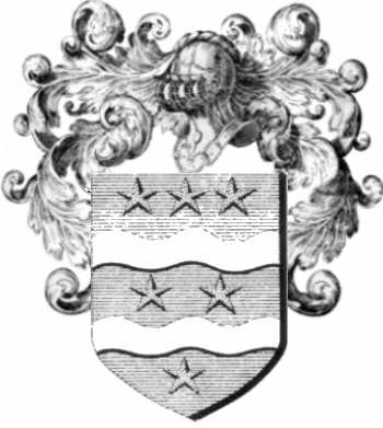 Coat of arms of family Carpeau