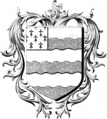 Wappen der Familie Kergadiou