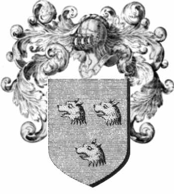 Coat of arms of family Louvel