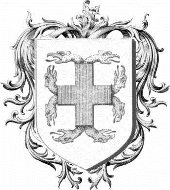 Escudo de la familia Montfort La Canne