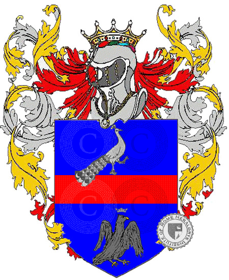 Coat of arms of family pavini