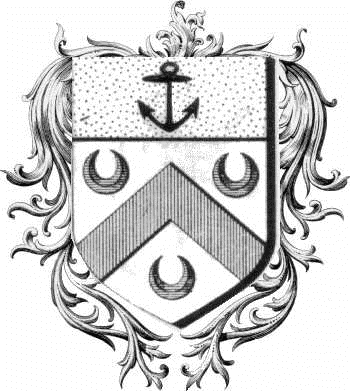 Escudo de la familia Bourayne