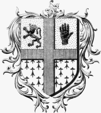 Coat of arms of family Bourke