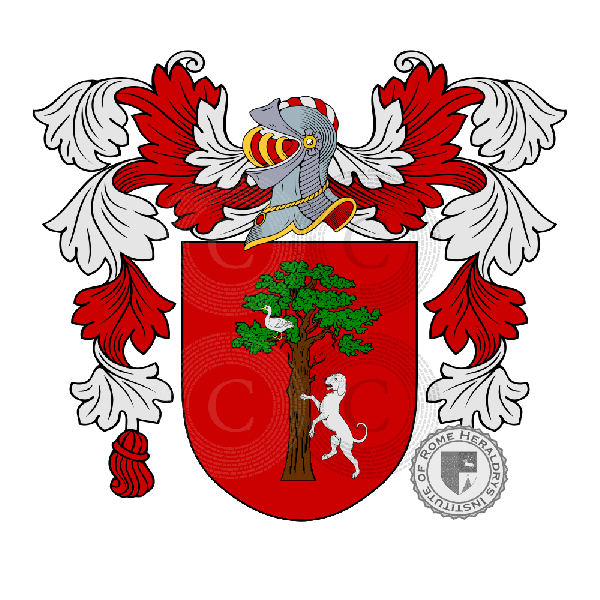 Coat of arms of family Montes de Oca