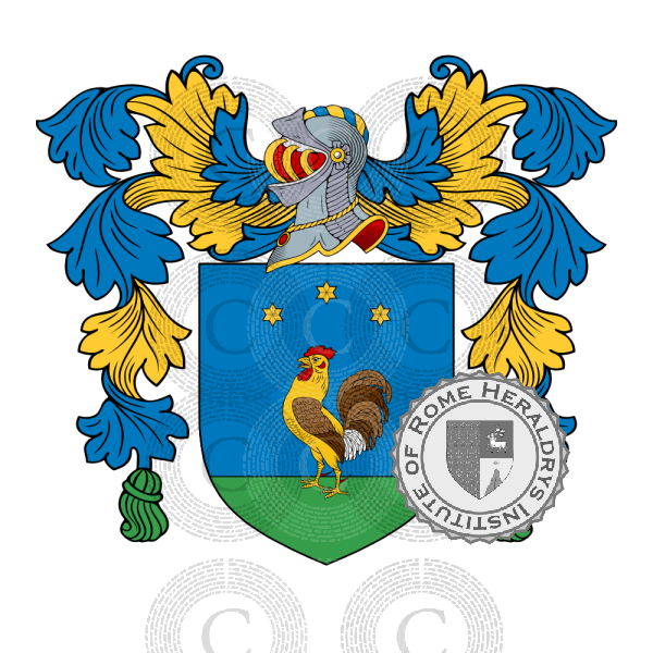 Escudo de la familia Aravecchia