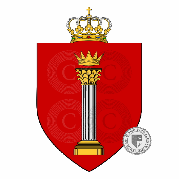 Escudo de la familia Colonna di Stigliano