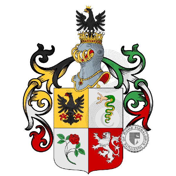 Coat of arms of family Salvotti