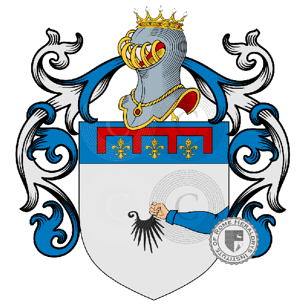 Coat of arms of family dalla Barba