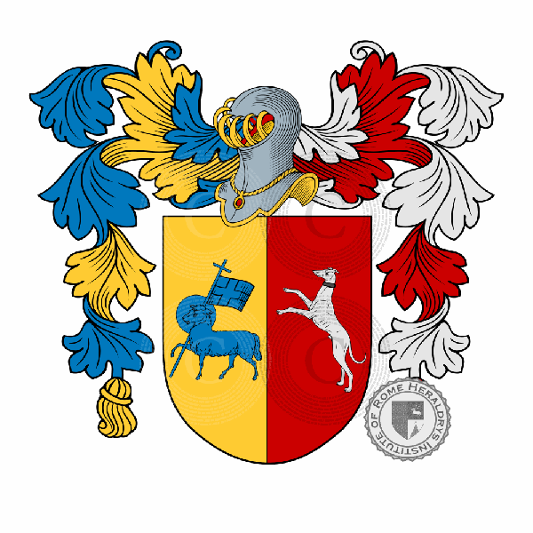 Coat of arms of family Cabanillas